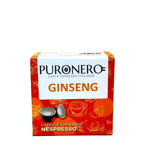 10 Kapseln Nespresso Puronero - Süsser Ginsenggeschmack