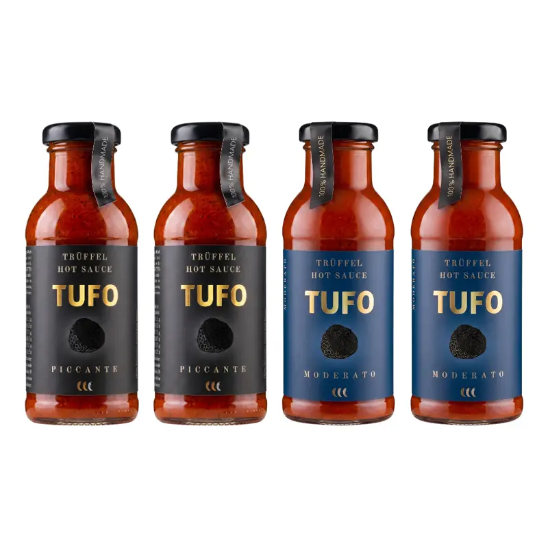 2 und 2 - PICCANTE und MODERATO Trüffelsauce (4 x 250 ml)