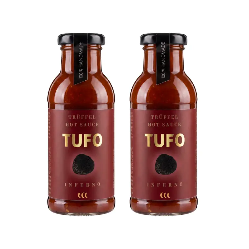 2 x TUFO Trüffel Hot Sauce „INFERNO“ (2 x 250 ml)