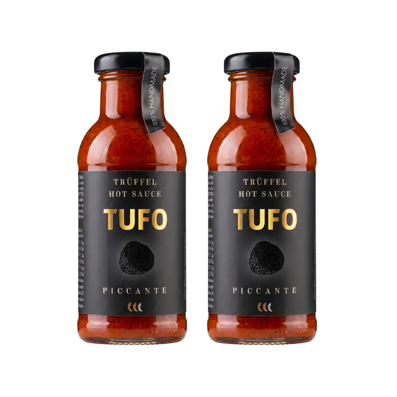 2 x TUFO Trüffel Hot Sauce "PICCANTE" (2x 250 ml)