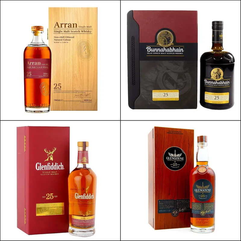 25 Years Old Scotch Whisky Tasting Set