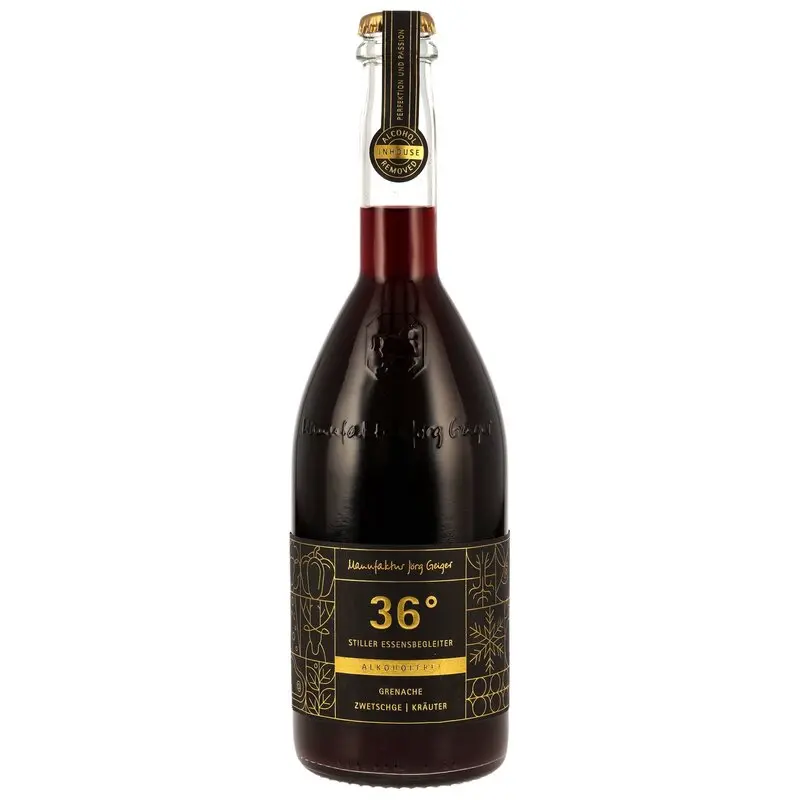 36 Grad Stiller Essensbegleiter MHD - Artikel - alkoholfrei Bio - Manufaktur Jörg Geiger