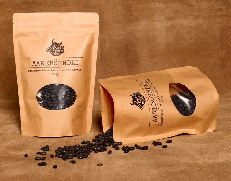 Aareböhndli – schwarze Bio-Bohnen, 500 g