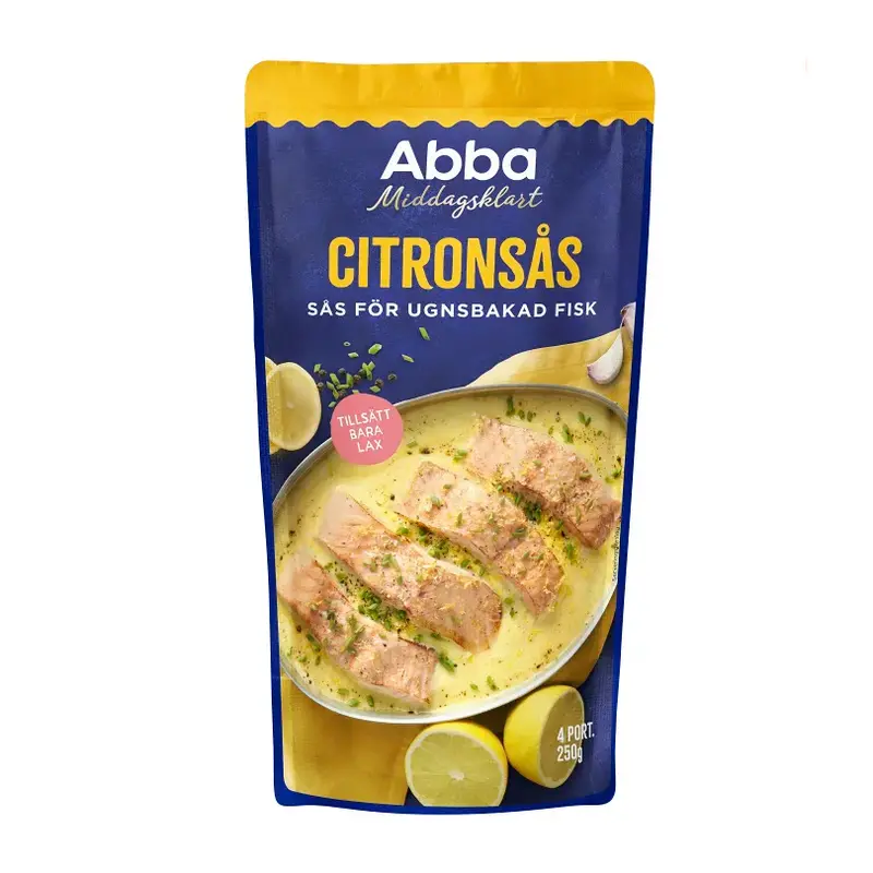 Abba Citronsås för ugnsbakad lax - Lemon sauce for baked Salmon 250 g