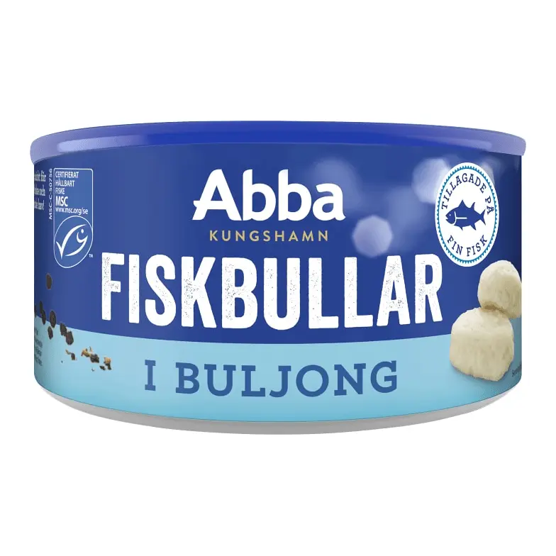 Abba Fiskbullar i buljong - Fish Dumplings in Broth 375g
