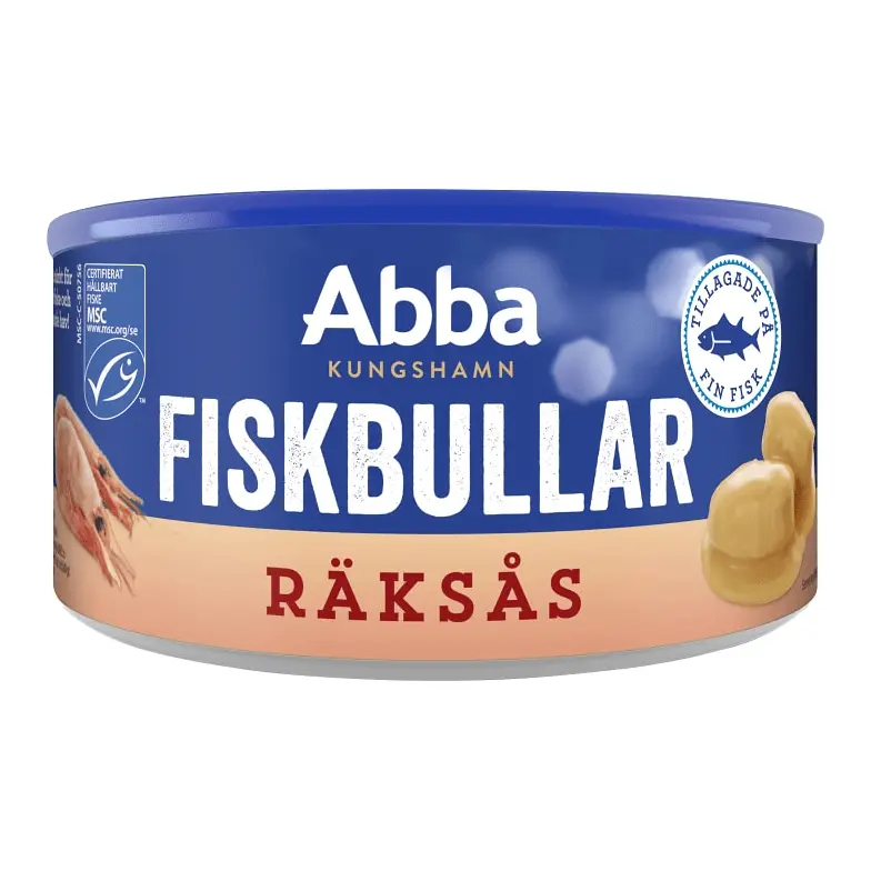 Abba Fiskbullar i Räksås - Fish Dumplings in Shrimp Sauce 375g