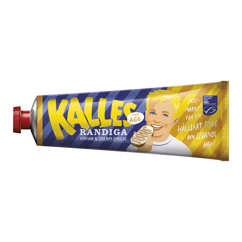 Abba Kalles Kaviar Randiga med ägg - Smoked Cod Roe with Egg 285g