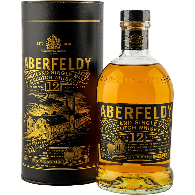 Aberfeldy 12 Years Single Malt Whisky 40%