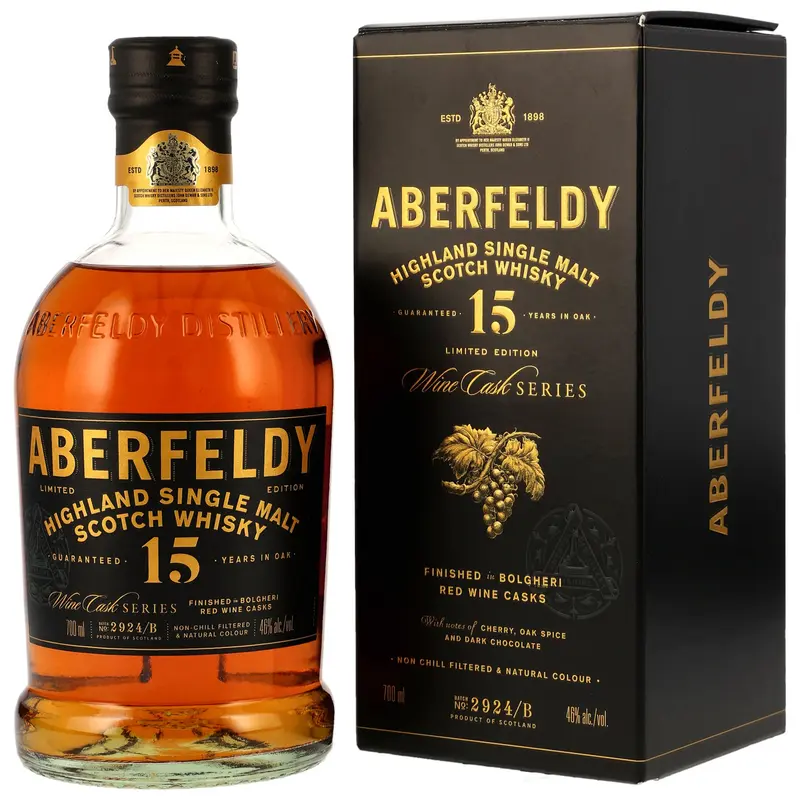 Aberfeldy 15 y.o. Bolgheri Red Wine Casks Finish - Limited Edition