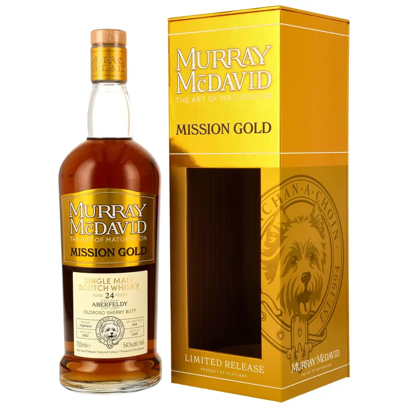 Aberfeldy 2002/2026 - 24 y.o. - Oloroso Sherry Cask - Murray McDavid