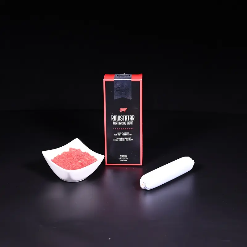 AKTION Rinds | Tatar mit Sauce | Schweiz | 2 x 120 g inkl. 2 Saucen