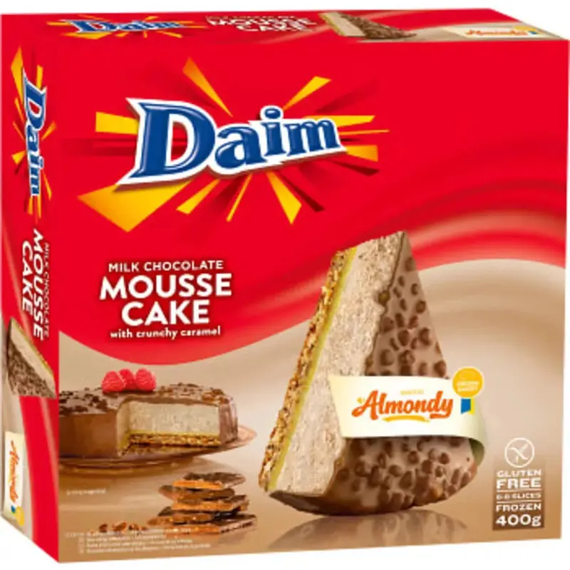 Almondy Mandeltårta Chokladmousse Glutenfri Fryst - Almond Cake Frozen Gluten-free - 400 g