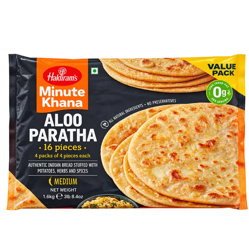 Aloo Paratha Family Pack – 16 pcs Frozen - 1.6 kg