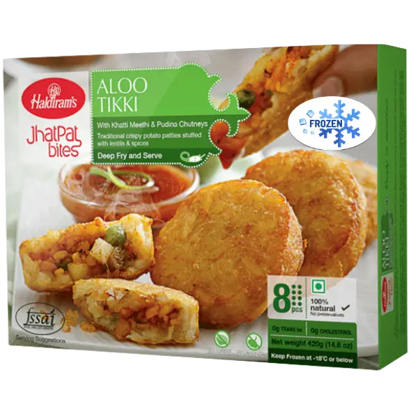 Aloo Tikki (8 pcs) Frozen - 420 g