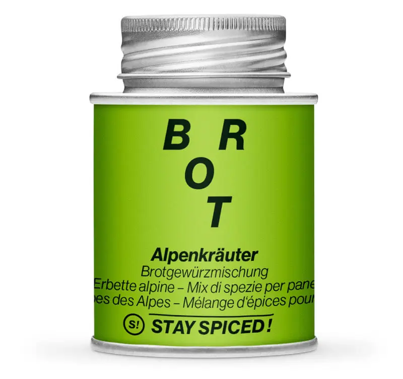 Alpenkräuter Brot Mischung, für den Teig