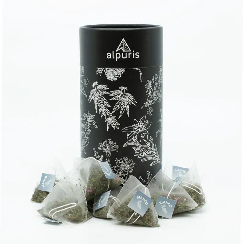 Alpuris Alpenkräutertee BIANCO mit Edelweiss in der Teedose (BioSuisse)