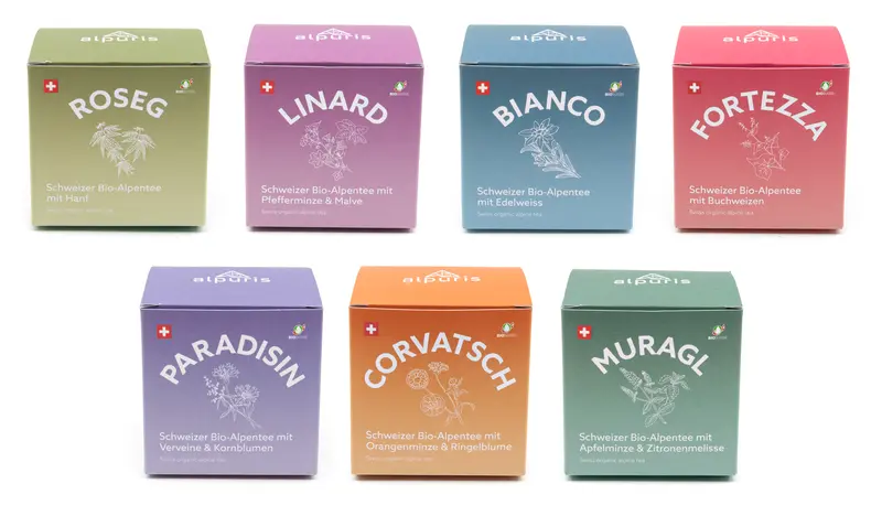 Alpuris Alpenkräutertee-Set (BioSuisse) zum Selberauswählen