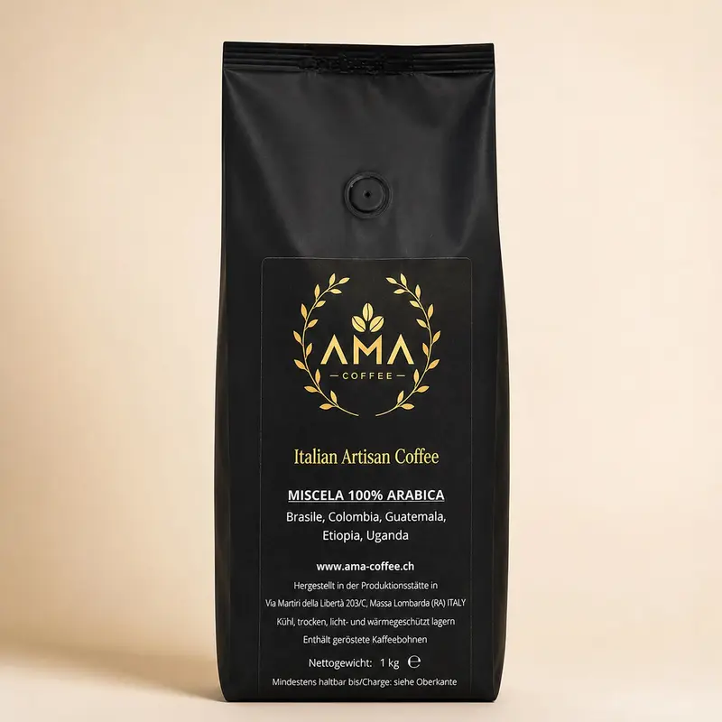Ama Premium 100 % Arabica – ganze Bohnen, 1 kg