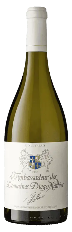 Ambassadeur weiss des Domaines Diego Mathier AOC VS, Die Botschafterin
