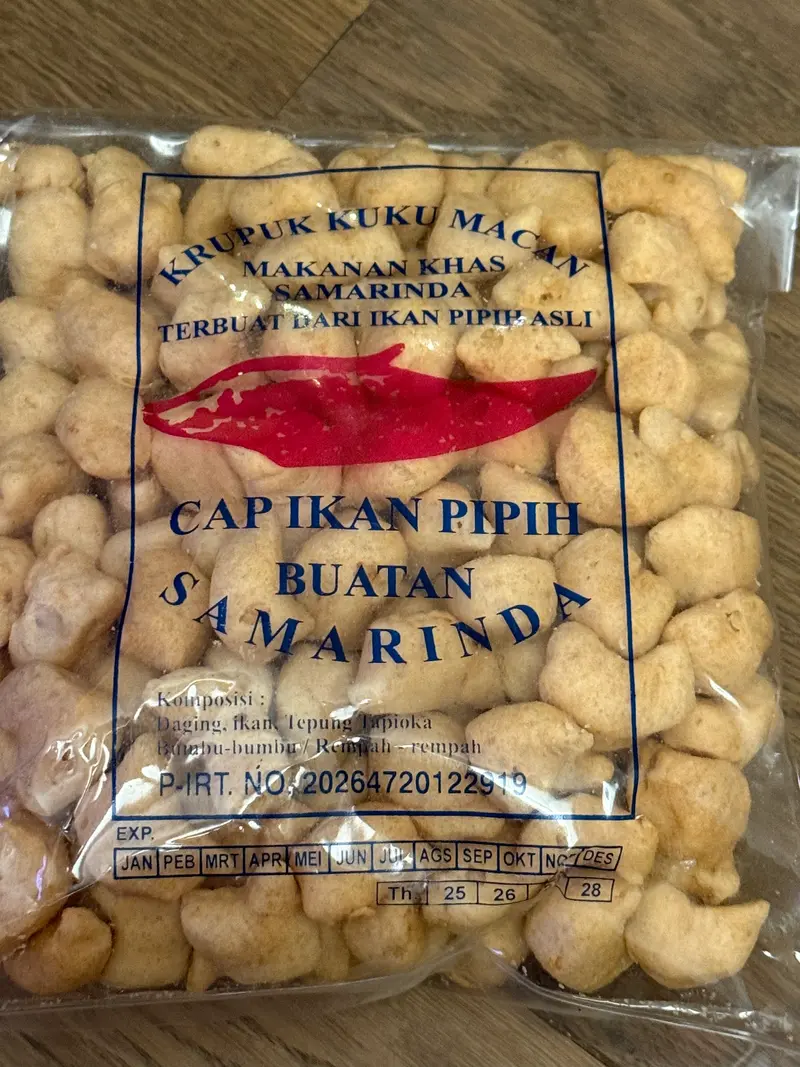 Amplang Kuku macan cap Ikan pipih 250 gr