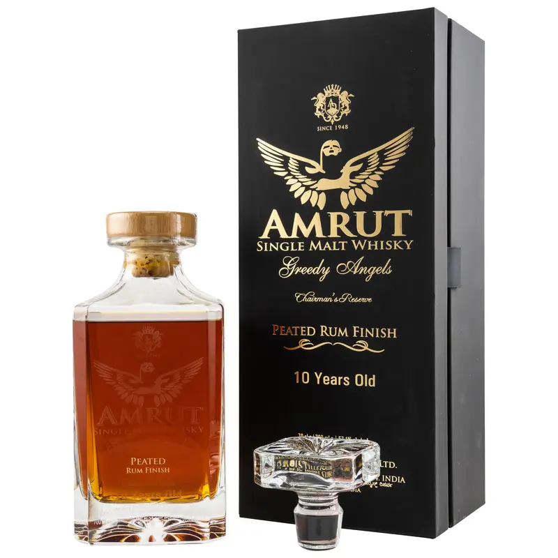 Amrut 10 y.o. Greedy Angels - Peated Rum Finish (2019)