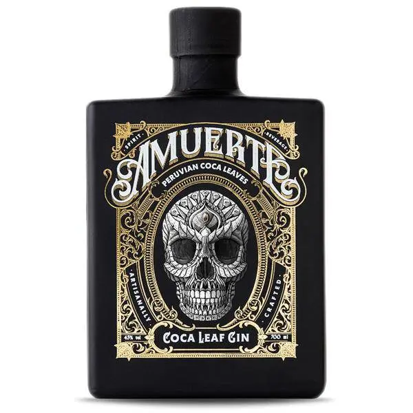 Amuerte Black Coca Leaf Gin - 70cl