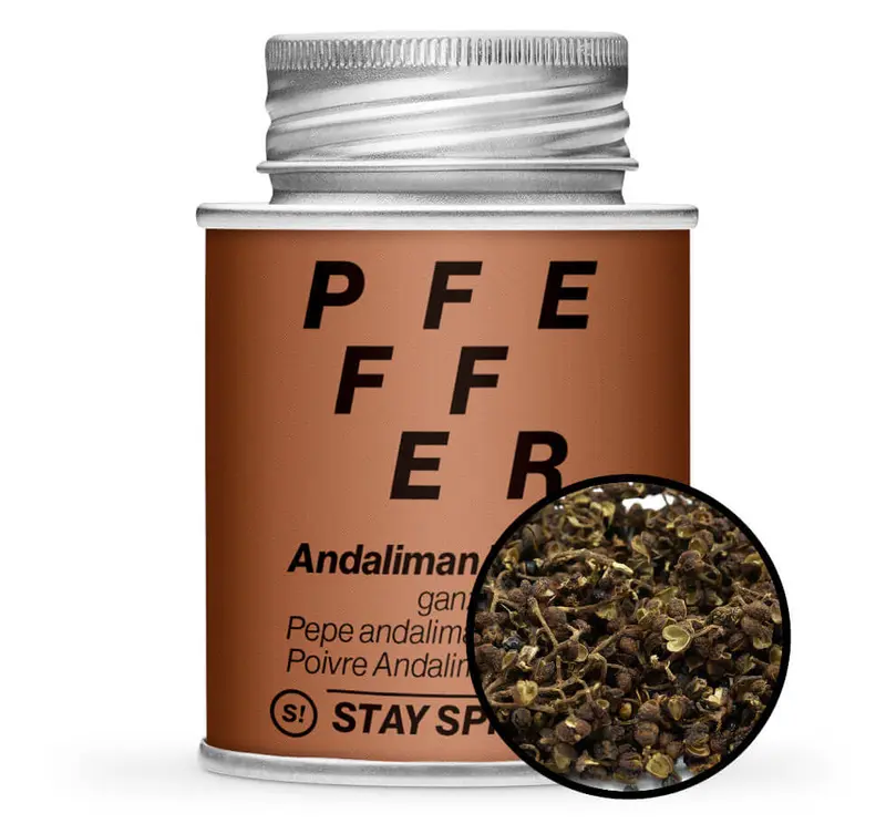 Andaliman Pfeffer ganz
