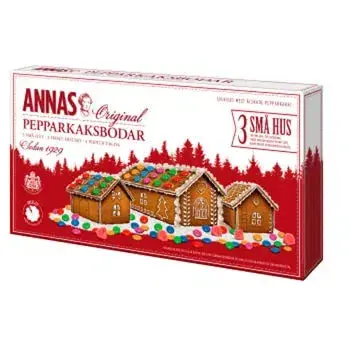 Annas Pepparkaksbodar - 3 Ginger Bread Houses 250g
