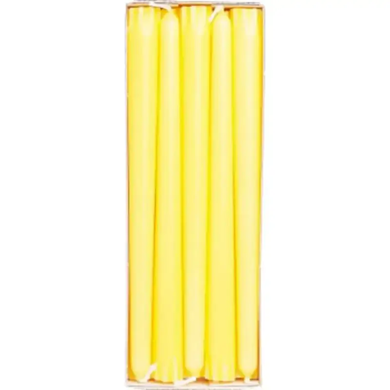 Antikljus Gul - Antique candle Yellow 10-p