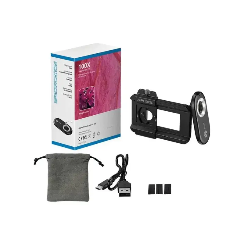 APEXEL Linse für Smartphones 100x APL-MS100