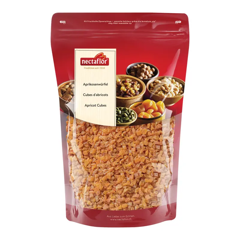 Aprikosen-Würfel