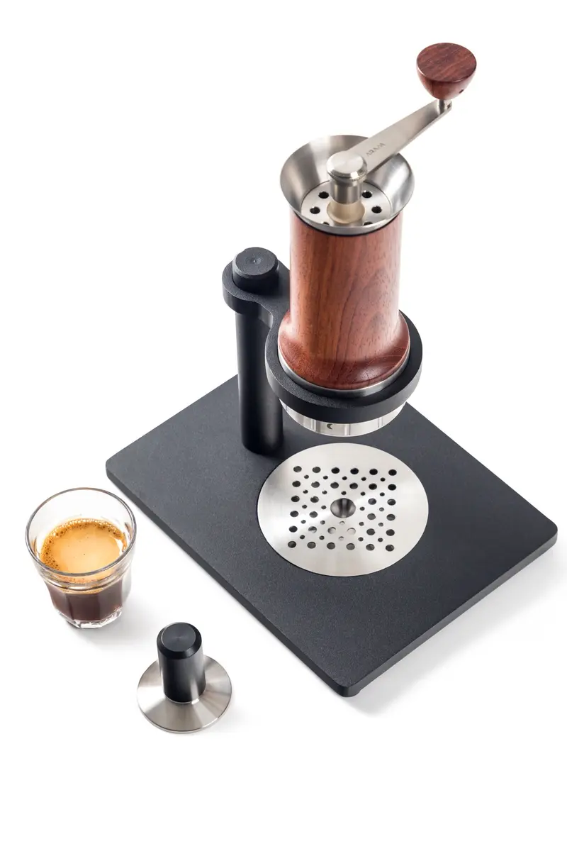 Aram Espresso Maker + Stahlständer