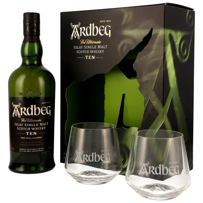 Ardbeg 10 y.o. + 2 Gläser - The Ultimate