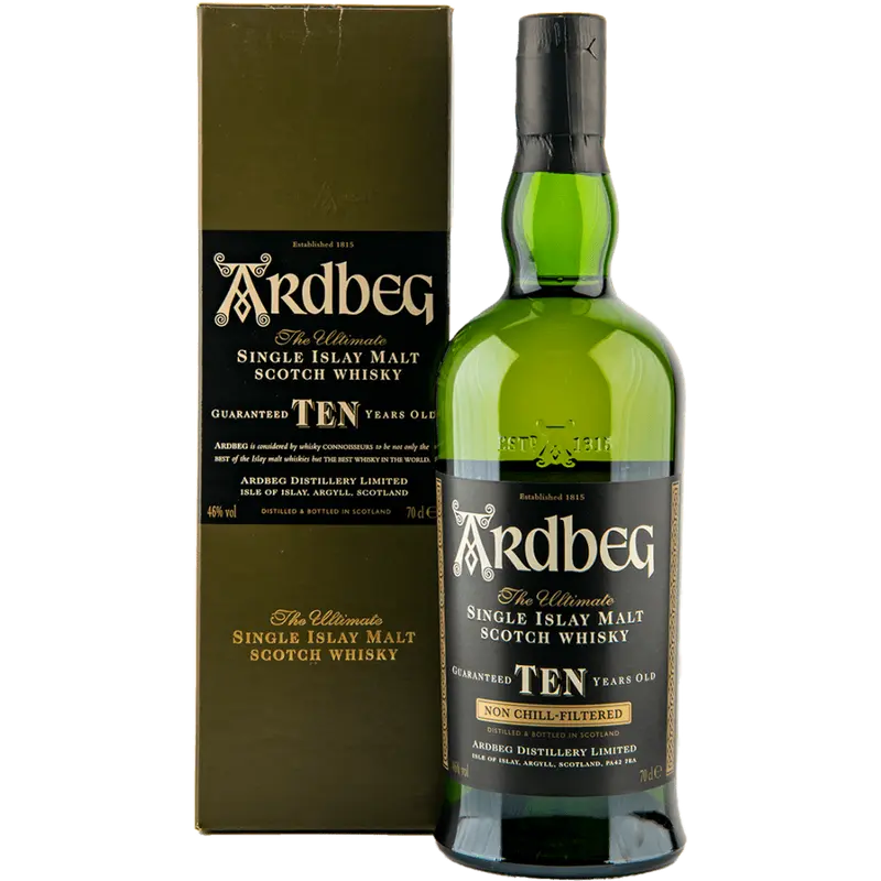 Ardbeg 10 Years Bourbon Cask Single Malt Whisky 46%