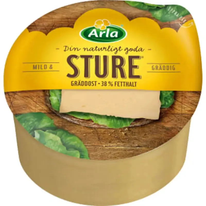 Arla Sture Gräddost mild 38% - Sture Creamy Cheese mild - 1 kg