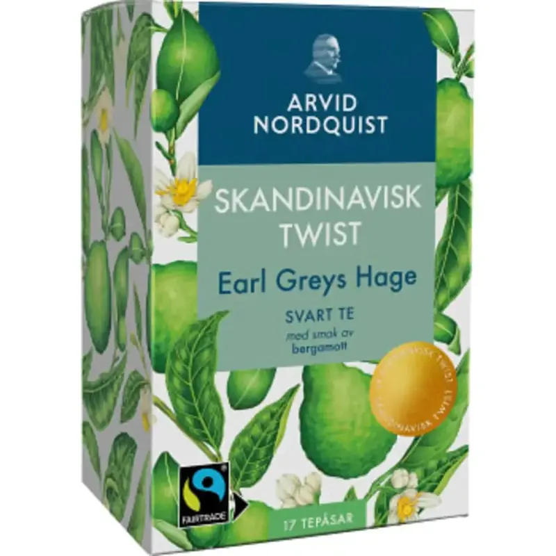 Arvid Nordquist Svart Te Earl Greys Hage 17-p - Black Tea Earl Grey's Garden 17-p
