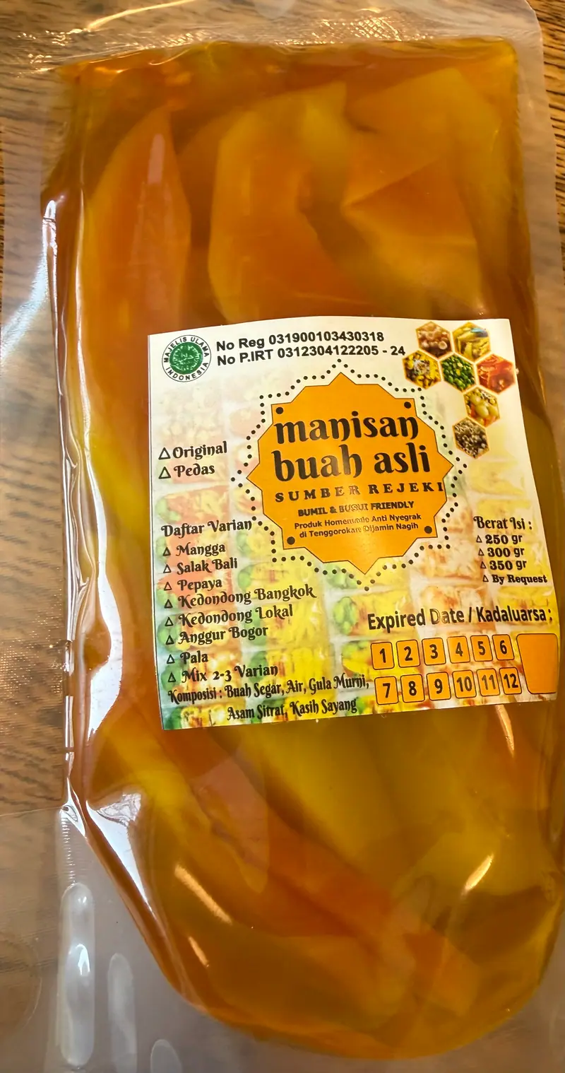 Asinan Buah pepaya 350gr