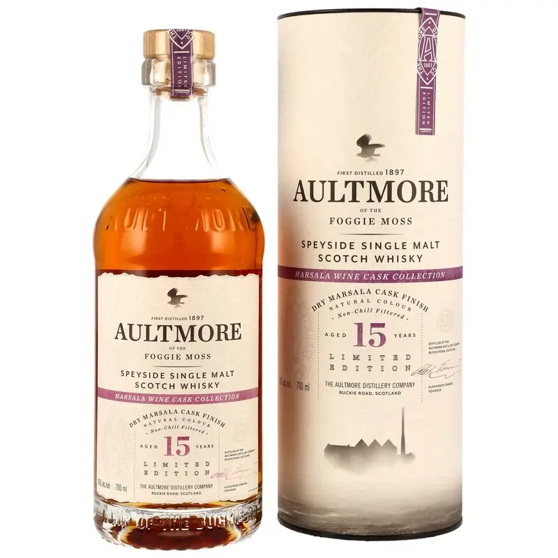 Aultmore 15 y.o. - Dry Marsala Cask Finish - Limited Edition