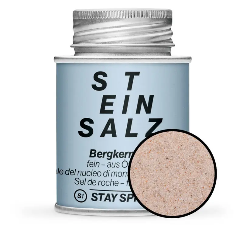 Ausseer Bergkern Salz grau-rosa, fein