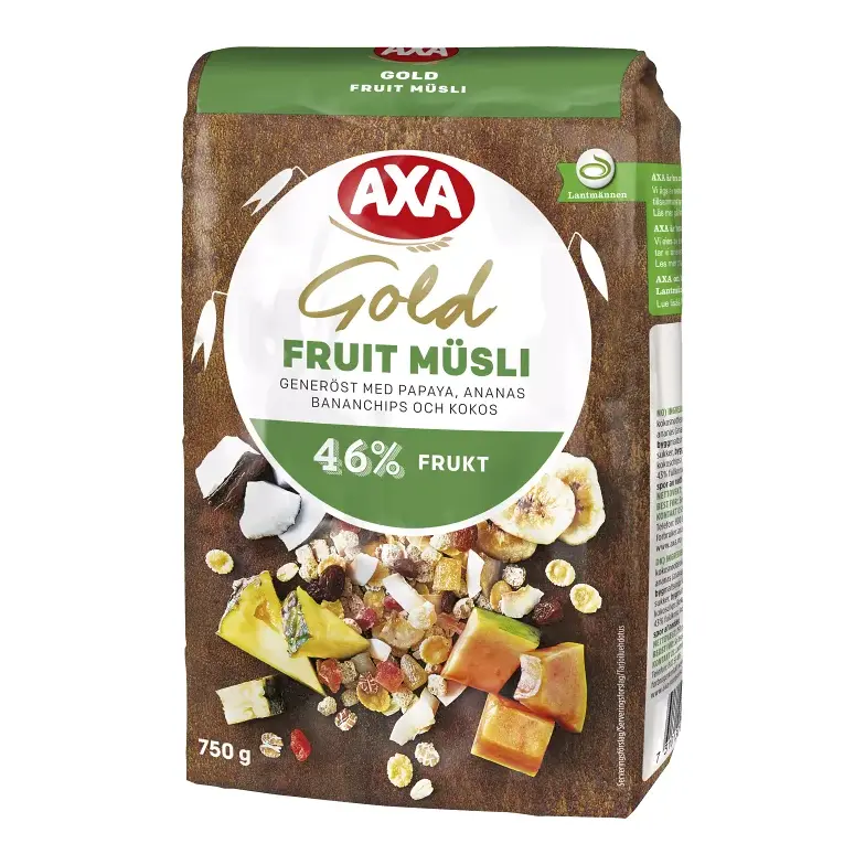AXA Gold Fruit Müsli - Cereal 750 g