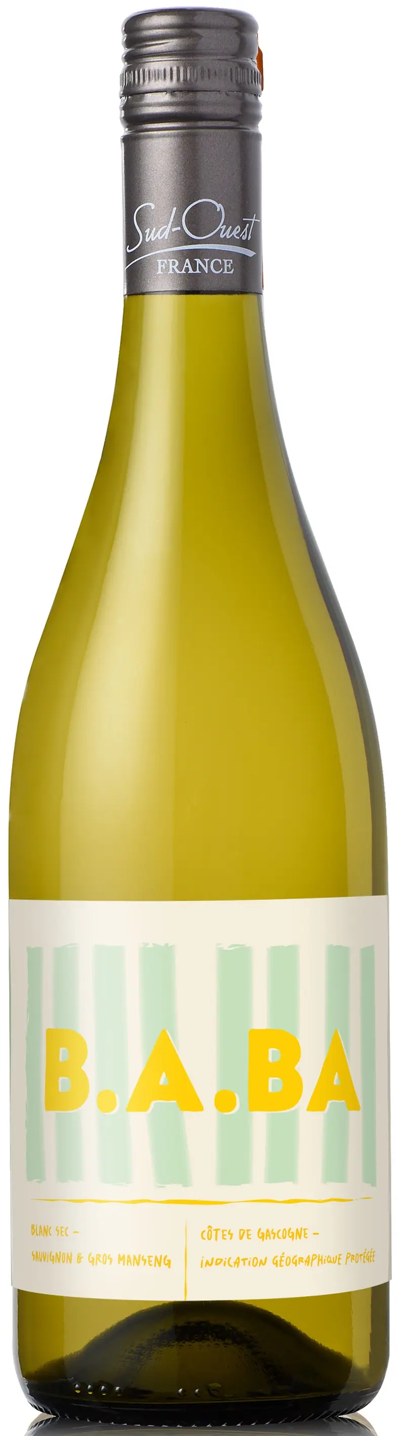 "b.a.ba" Sauvignon & Gros Manseng Côtes de Gascogne IGP Les Vignerons du Brulhois, Dunes, 2024, 75cl