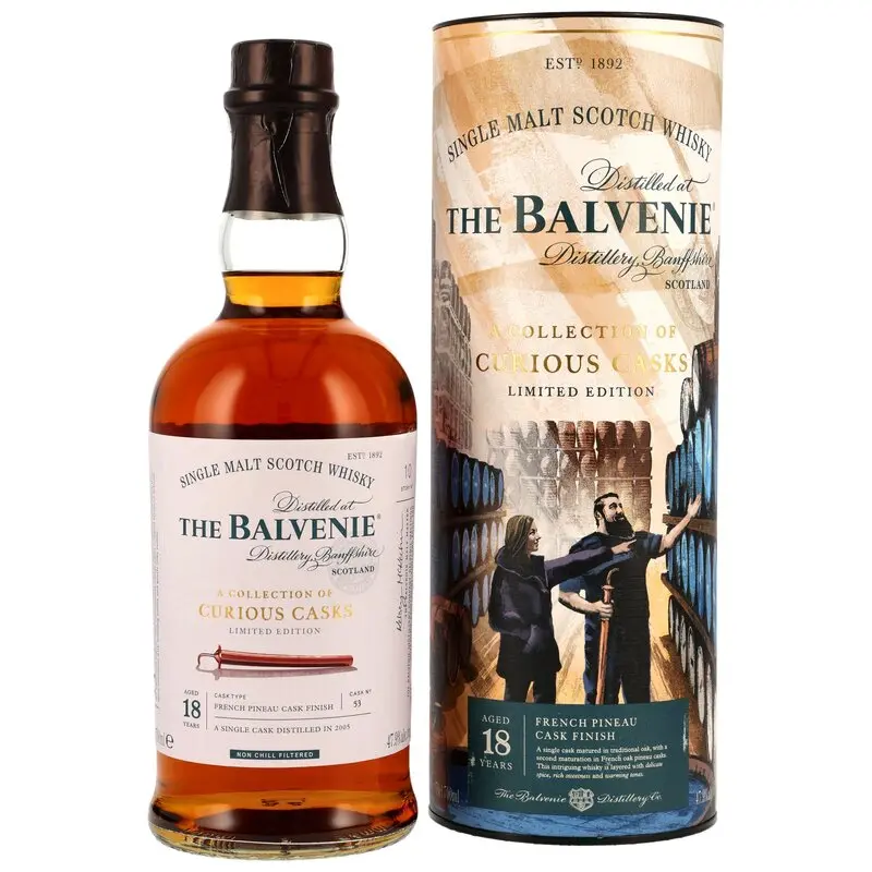Balvenie 2005 - 18 y.o. - French Pineau Cask #53 Curious Casks