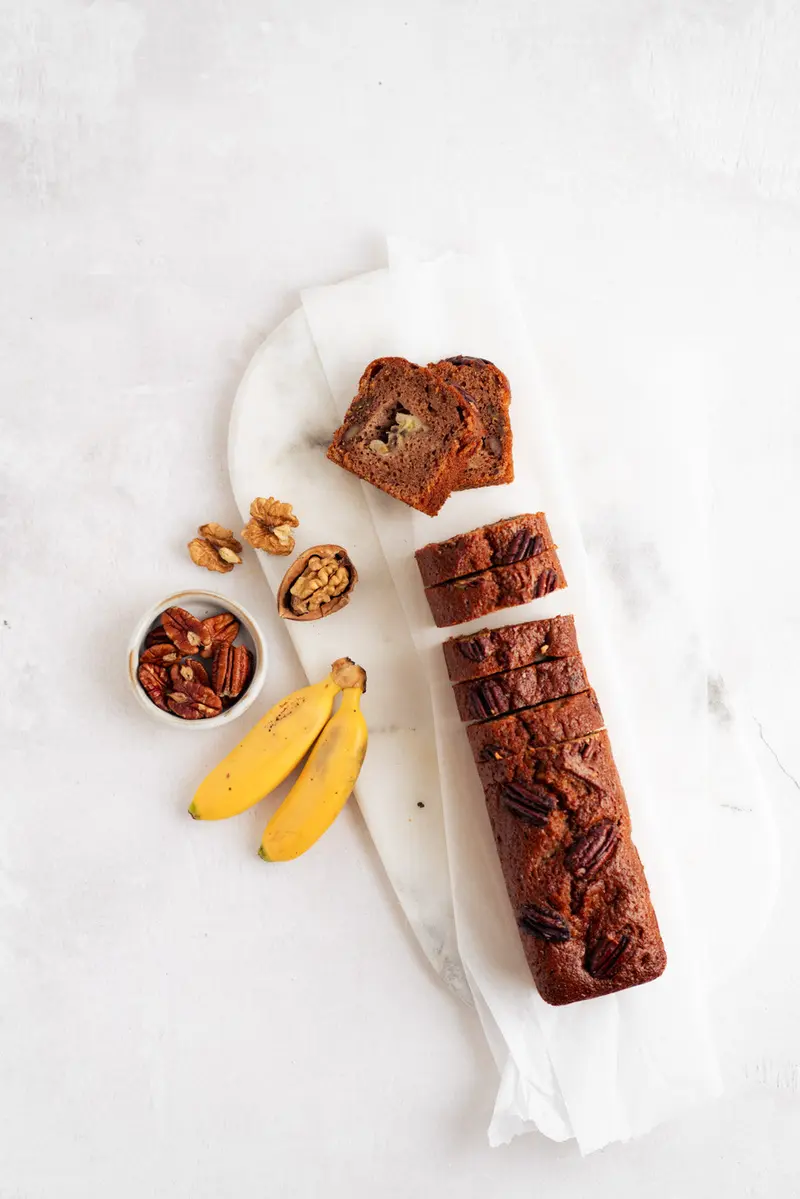 Banana-Crunch Kuchen (Gute Besserung)
