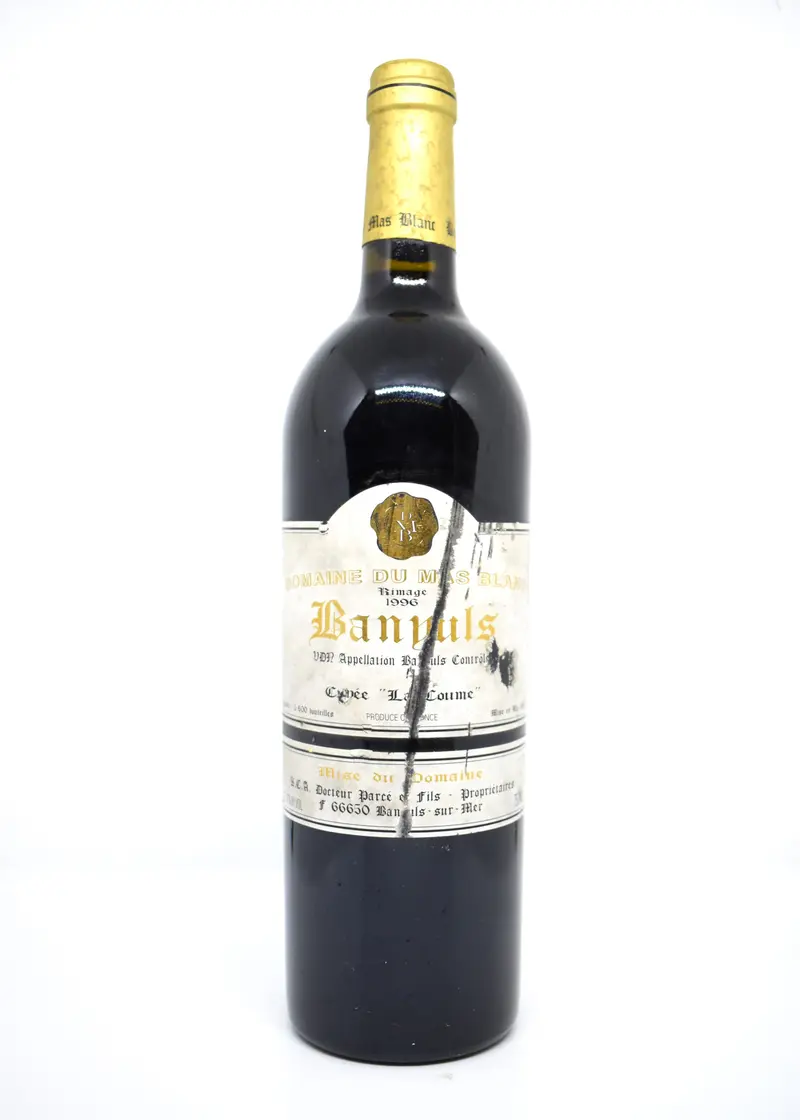 Banyuls Rimage 1996 - Cuvée la Coume - Domaine du Mas Blanc - Parcé et Fils