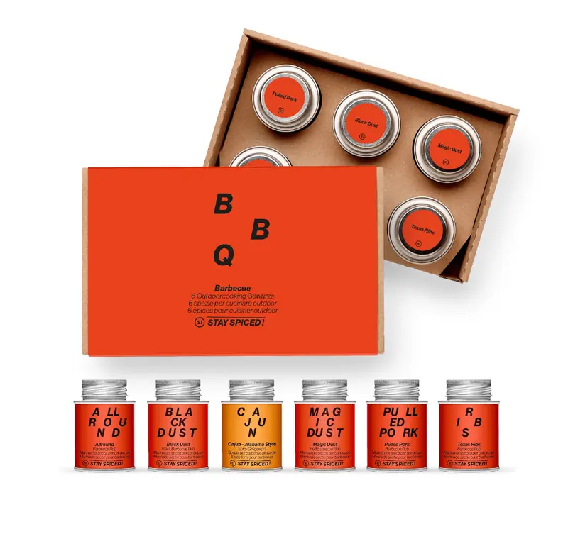 BARBECUE | Gewürz Set | 6er Geschenkbox