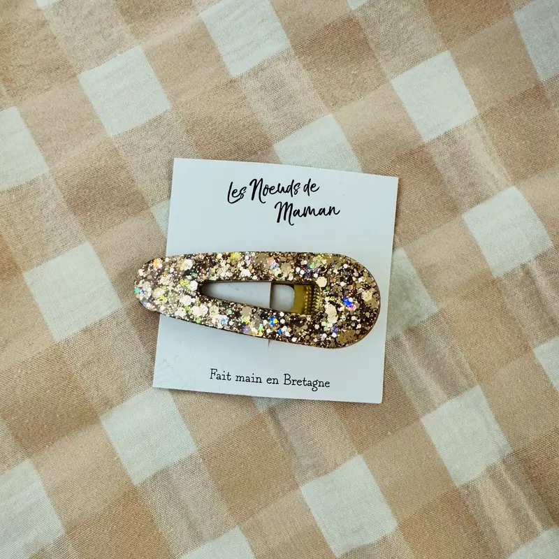 Barrette résine or