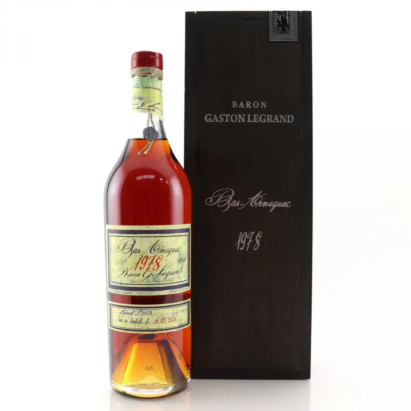 Bas Armagnac Baron Gaston Legrand, Lannepax, 1960, 70cl