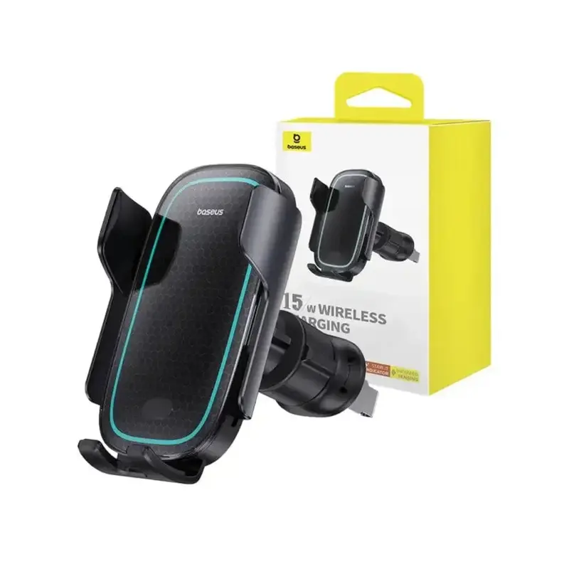 Baseus Wireless Charging Autohalterung MilkyWay Pro 15W (schwarz)