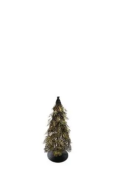 Baum gold/schwarz H20cm