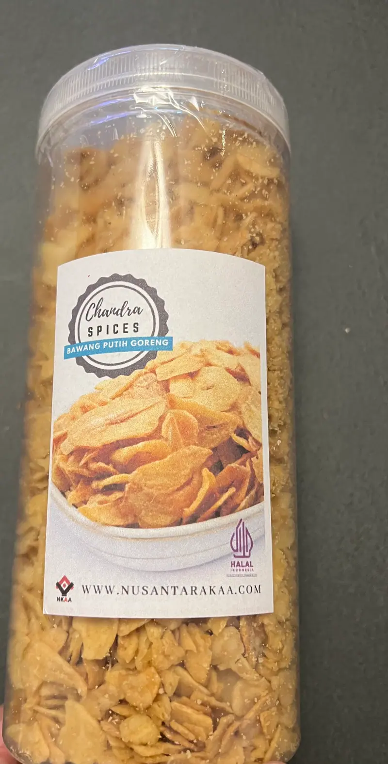 Bawang putih goreng 500 gr